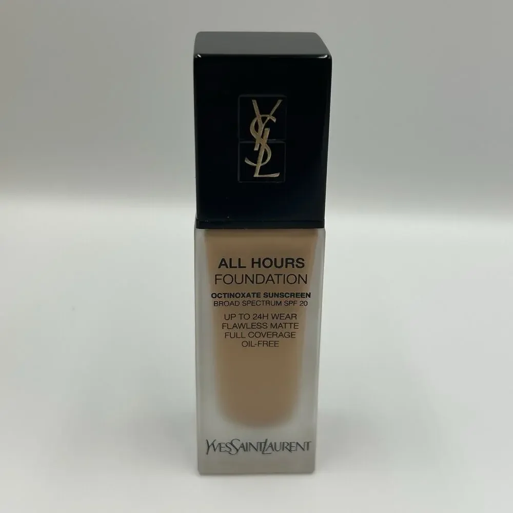 Yves Saint Laurent NEW All Hours Foundation SPF20 Make Up 25ml 0.84 fl oz Bottle